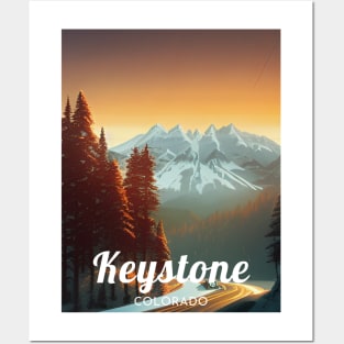 Keystone Colorado United States ski Posters and Art